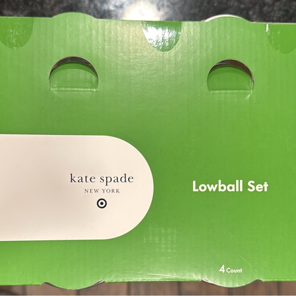 2 Kate Spade ♠️ Target 🎯 Green Lowball Set